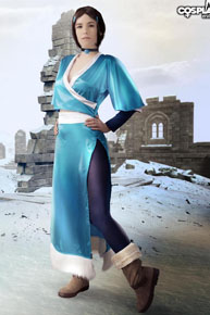 Nickelodeons Katara cosplay