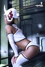 Cute blonde wearing a mask 3