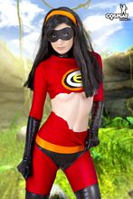 Marylin in in supergirl Violet costume - Image 4